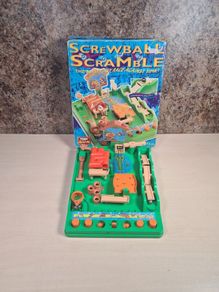 Vintage Tomy Screwball Scramble Board Game