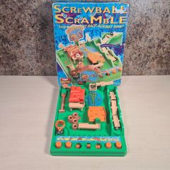 Vintage Tomy Screwball Scramble Board Game