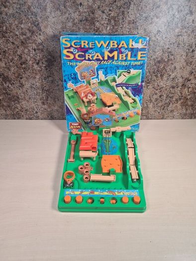 Vintage Tomy Screwball Scramble Board Game