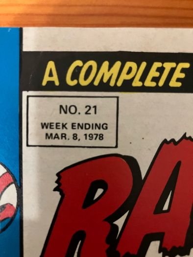 Comic: 'Rampage' no. 21 / 1978