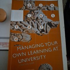 Managing your own learning at the university Aidan Moran