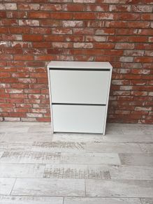 Ikea wooden shoe storage