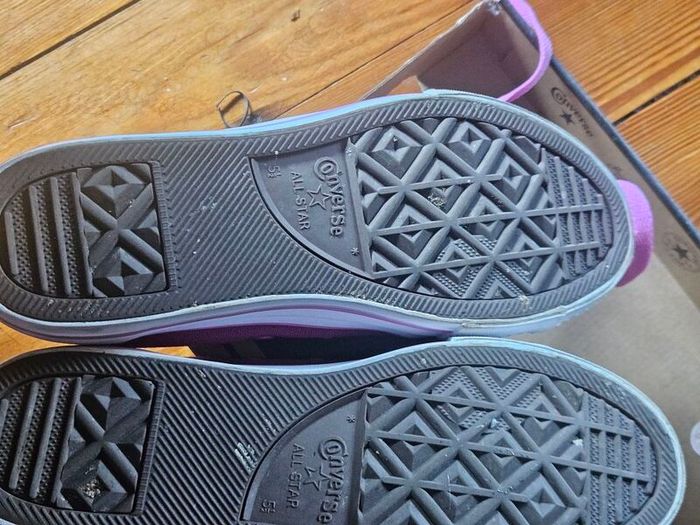 girls pink converse size uk 5/eu38