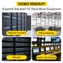 Open Frame 4-Post Network Server Rack 25 U Design Cold-rolled Steel Rack 1200 LBS Load Capacity With 4 Casters for Server Image 4