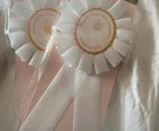 2x first holy communion badges