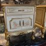 Pair of old hand painted lockers in good condition Image 2