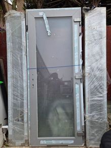 PVC front door brand new