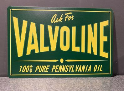 Valvoline Tin Metal sign