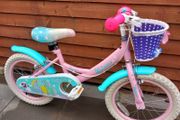 Kids unicorn bike size 16 inch wheels