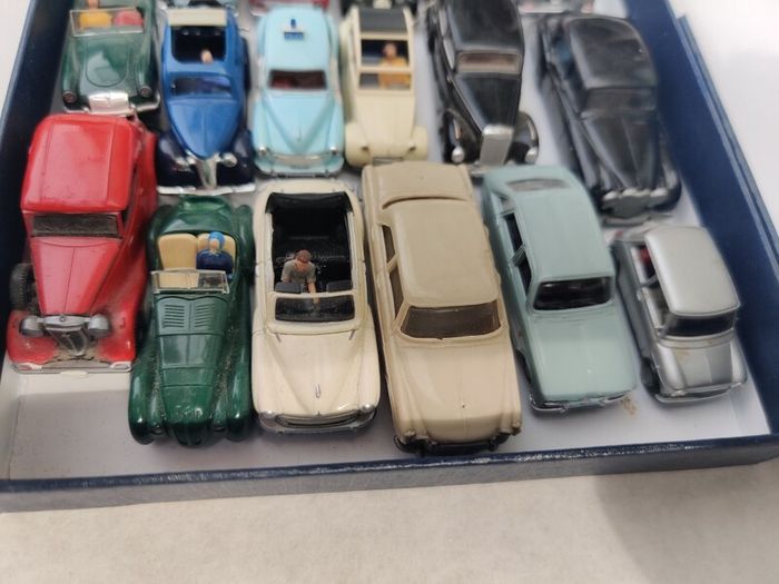 24 Vintage Car models: Wiking, Norev, Praline