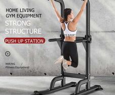 Indoor Pull Up Bar Adjustable Horizontal Bars Multifunction Workout Pull Up Station Power Tower Home Gym Fitness Equipment 150kg