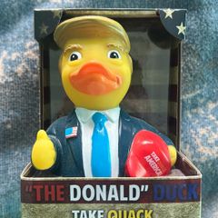 Donald Trump large rubber duck