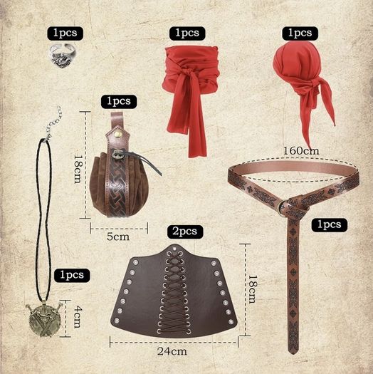 Renaissance/pirate/viking dress-up costume