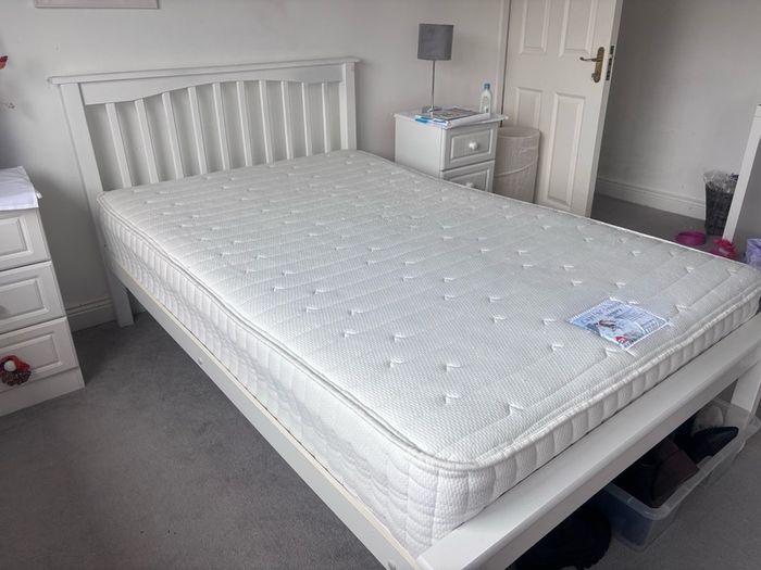 4ft small double bed with mattress
