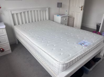 4ft small double bed with mattress