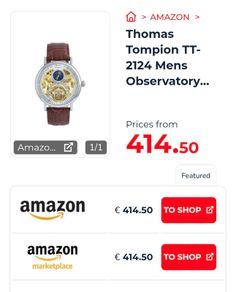 men watch Thomas tompion automatic