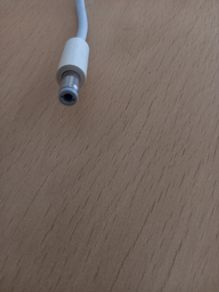 Apple power adapter with barrel connector