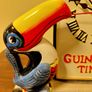 Guinness Toucan Ceramic Hand Painted Clock Quiet Sweep Image 7