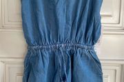 Denim playsuit