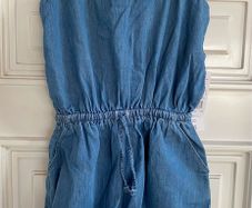Denim playsuit