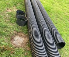 300 mm twin wall drainage pipes