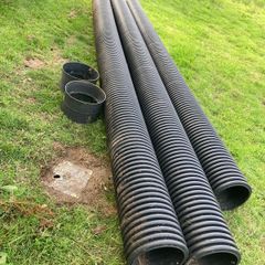300 mm twin wall drainage pipes