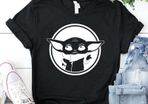 star wars baby yoda the mandalorian the child star wars t-shirt tee top shirt