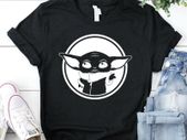 star wars baby yoda the mandalorian the child star wars t-shirt tee top shirt