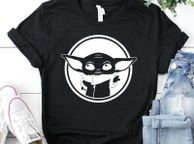 main image for ad star wars baby yoda the mandalorian the child star wars t-shirt tee top shirt