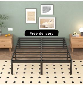 Double Bed Frame 4ft6 with Rounded Corner Legs