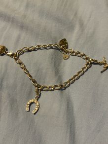 silver charm bracelet