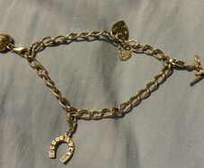 silver charm bracelet