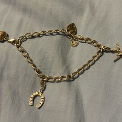 silver charm bracelet