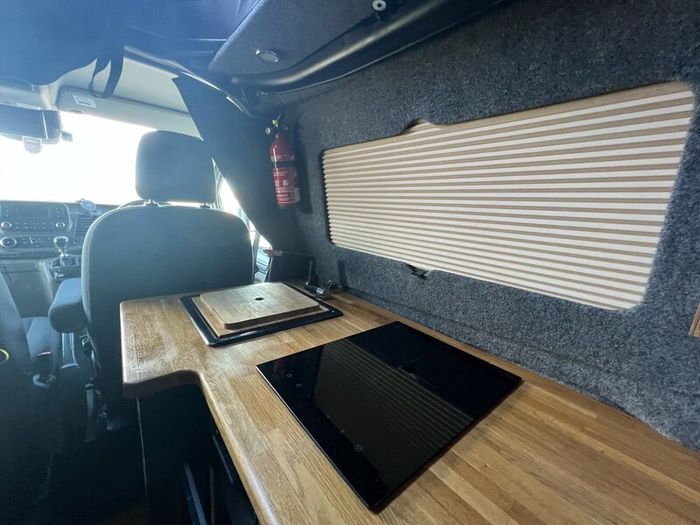Transit Custom LWB poptop campervan