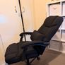Office Chair with Lumbar Cushion and leg rest Image 4