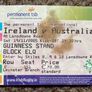 2005 Ireland v Australia - November International Programme & Ticket Image 3