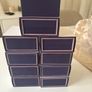 Fine Jewellery Boxes coins ,medals fit 2oz coin- padded  Purple | Luxury Velvet Jewellery Packaging Set | Ring, Double-Ring, Earrings, Necklace Image 4