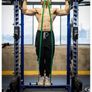 Green Pull Up Assist Band Resistance Exercise Loop for Home Gym Fitness Yoga Pilates Image 5