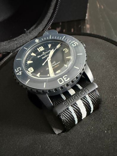Blancpain X Swatch Ocean of Storms, brand new