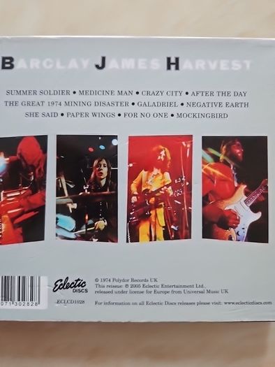 Barclay James Harvest CD (Signed) - Live