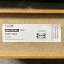 Ikea Lack Shelves Lot Black Used Image 2