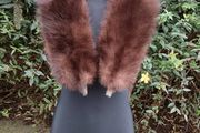 Art Deco Double Pelt Mink Cape