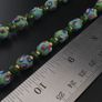 Vintage Venetian Style Skunk Eyes GlassBeads Necklace Image 9