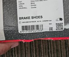 brake shoes
