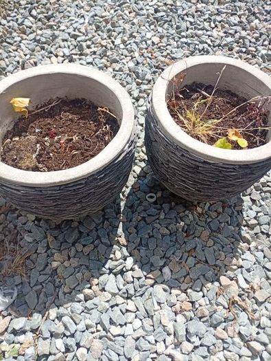 stone flower pot