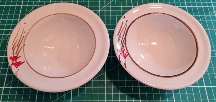 Louis Mulcahy Dearg Design Small Milk Jug & 2 Sugar Bowl