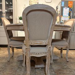 Dining table and chairs