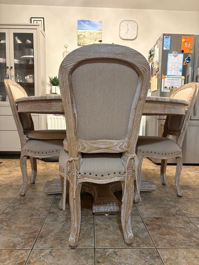 Dining table and chairs