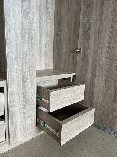 Wardrobes, kitchens, utility rooms, storage units.