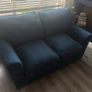 Blue Velvet 2 Seater Sofa Image 4